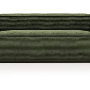 Blok, 3-personers sofa, Fjøjl by LaForma (H: 69 cm. x B: 210 cm. x L: 100 cm., Grøn)
