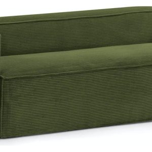 Blok, 3-personers sofa, Fjøjl by LaForma (H: 69 cm. x B: 240 cm. x L: 100 cm., Grøn)