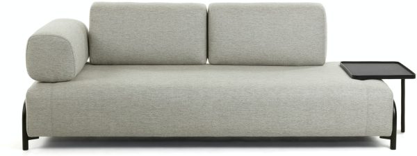 Compo, 3-personers sofa by Kave Home (Armlæn venstre, Beige)