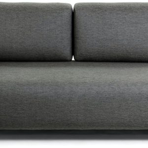 Compo, 3-personers sofa by Kave Home (Armlæn venstre, Mørkegrå)