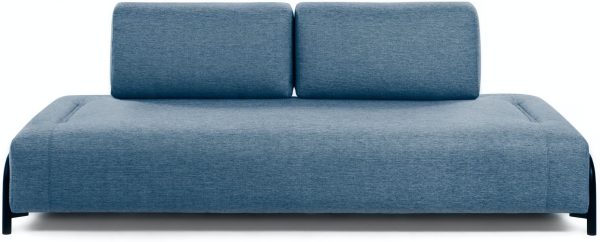 Compo, 3-personers sofa by Kave Home (Uden armlæn, Blå)