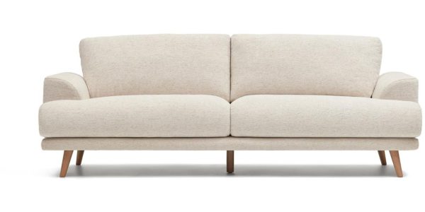 Karin, 3-personers sofa, Stof by LaForma (H: 92 cm. x B: 231 cm. x L: 97 cm., Beige)