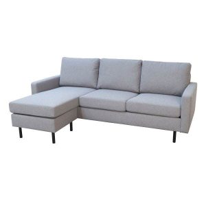 Sindal 3 pers. sofa med chaiselong - lys grå