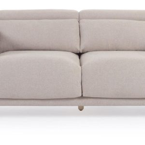 Singa, 3-personers sofa, Stof by LaForma (H: 98 cm. x B: 215 cm. x L: 114 cm., Beige)