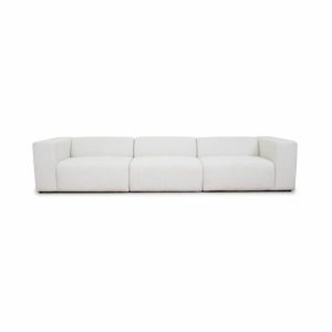 Bilbao XL 3 personers sofa, råhvid