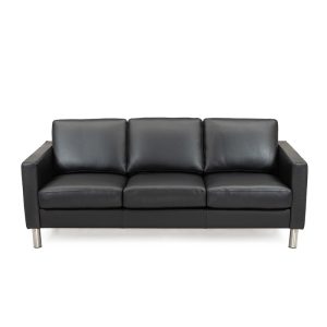 Cubic 3 pers. sofa - stof/læder