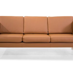 Oxford 3 Pers. Sofa, Cognacfarvet Læder